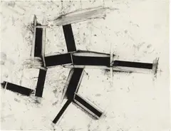 Untitled by Joel Shapiro, 1997, chalk and charcoal on paper, offered Mar 2013
