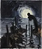 Hernan Bas, Starstruck, 2005, water-based oil on paper