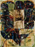 Radcliffe Bailey, Untitled, n.d., mixed media and collage on paper
