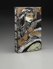 Faile, Wooden Box # 48, 2007, acrylic and spray paint stenciled on wood