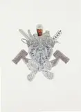 So Icey by Rashaad Newsome, 2011, collage on paper, offered Mar 2013