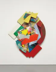 Pantheon IX by Sam Gilliam, 1983, mixed media on canvas and sheet metal, sold Mar 2013
