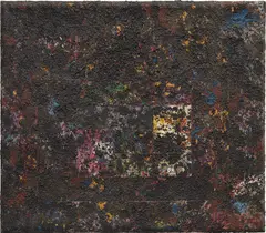 Theme I by Sam Gilliam, 1977, mixed media on canvas, sold Mar 2013