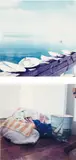 Jack Pierson, Two Works: i) Shells on Rail, P-town; ii) Guest Room Still Life P-town