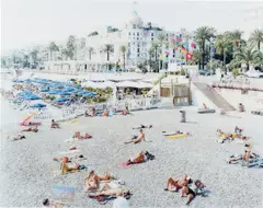 Massimo Vitali, Negresco 1, 2005, color coupler print, Diasec-mounted