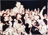 For He’s a Jolly Good Fellow (from Pictures of Chocolate) by Vik Muniz, 1999, cibachrome, sold Mar 2013