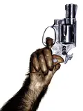 Albert Watson, Monkey with Gun