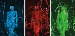 Vitaliy and Elena Vasilieva, Ice (triptych), 2011, three c-print Duratrans, aluminium profile debex on acrylic panel