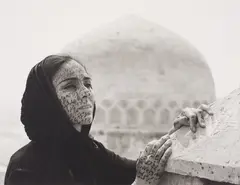 From "Soliloquy" series by Shirin Neshat, 1999, gelatin silver print, sold Mar 2013