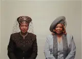 Julie Moos, Mrs. Merritt and Mrs. Crum (from the Hat Ladies series), 2000-2001, c-print