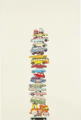 Heinkels by Jeremy Dickinson, 2001, oil and acrylic on canvas, offered Mar 2013