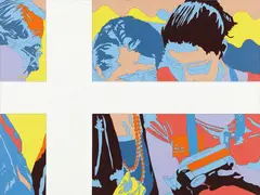 Home Before Midnight by Francis Ruyter, 2002, acrylic on canvas, offered Mar 2013