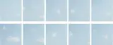 Oliver Boberg, Himmel V (Sky V), 2001, c-print, in ten parts
