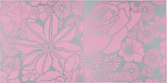Michael Lin, Untitled (diptych), 2008, acrylic on canvas, in two parts