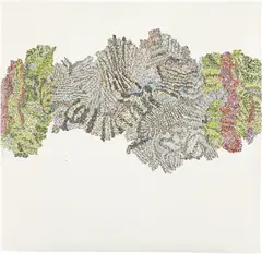 Walking #8 by Ginny Bishton, 2001, photograph cutouts collage on paper, offered Mar 2013
