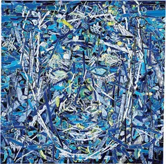 Arnaldo Roche-Rabell, La Ley: Sin paños ni lágrimas, 2010, oil on canvas