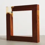 Vera Röhm, Square, 1987, wood and Plexiglas