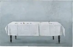 Table by Konstantin Totibadze, 2009, oil on canvas, sold Mar 2013