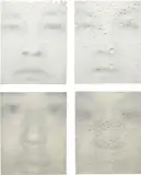 Lin Tianmiao, Four Works: i) Focus IX B; ii) Focus VI A; iii) Focus IX A; iv) Focus XII A, 2006-2007, i) lithograph and embossing on STPI hand-made paper with stenciled, washed cut-outs; ii) lithograph embossing and cut-outs on double layers of STPI hand-made paper; iii) lithograph embossing and cut-outs on double layers of STPI hand-made paper; iv) lithograph, embossing, and flocking on hand-colored STPI hand-made paper