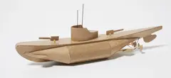 Rogue Submarine by Chris Burden, 2008, cardboard, wood, and metal, sold Mar 2013