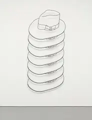 Untitled by Michael Craig-Martin, 1987, painted steel, sold Mar 2013