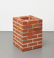 Untitled by Friedrich Kunath, 2007, bricks, mortar, gouache, and CD, sold Mar 2013