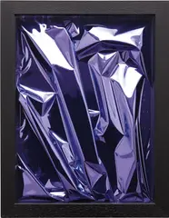 Anselm Reyle, Untitled, 2005, PVC foil, in artist's frame