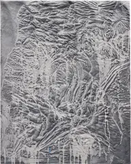 June 18, 2009 - January 20 by Ryan Sullivan, 2010, oil, enamel, and latex on canvas, sold Mar 2013