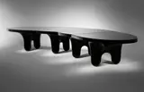Wendell Castle, Black Edition “Big Table,” from the “Molar” series