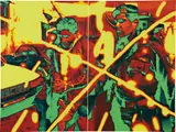 T.V. Santhosh, Enemies' Enemy II, 2008, oil on canvas, diptych