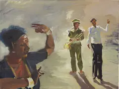The Cattle Auction (A Study) by Eric Fischl, 1990, oil on linen, offered Mar 2013