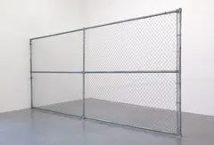 Industry Park by Cady Noland, 1991, zinc-plated steel chain link fence, offered May 2013