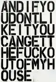 Christopher Wool, And If
