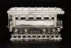 Jim Beam - Observation Car by Jeff Koons, 1986, stainless steel, bourbon, sold May 2013
