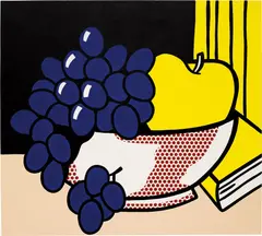 Roy Lichtenstein, Still Life, 1972, oil and Magna on canvas
