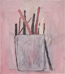 Brushes by Philip Guston, 1969, oil on canvas, offered May 2013