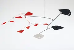 The White Face by Alexander Calder, 1969, hanging mobile, painted sheet metal, rod, wire, offered May 2013