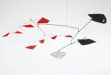 Alexander Calder, The White Face, 1969, hanging mobile, painted sheet metal, rod, wire