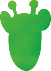 Giraffe (Light Green) by Jeff Koons, 1999, crystal glass, mirrored glass, carbon fiber, foam, colored plastic interlayer, stainless steel, sold May 2013