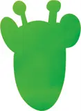 Jeff Koons, Giraffe (Light Green), 1999, crystal glass, mirrored glass, carbon fiber, foam, colored plastic interlayer, stainless steel