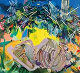Dana Schutz, Dead Zebra, 2003, oil on canvas