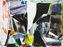 Kristin Baker, Overleaf, 2009, acrylic on PVC
