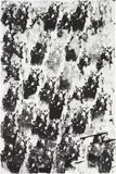 Andisheh Avini, Untitled, 2009, acrylic and silkscreen ink on canvas