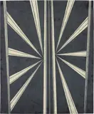 Mark Grotjahn, Untitled (Black Butterfly), 2004, colored pencil on paper