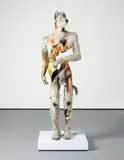 David Altmejd, FEBRUARY, 2008, wood, foam, epoxy resin, epoxy clay, mineral crystals, synthetic hair, paint, plastic wolf nose