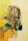 Elliott Hundley, Euripides after de Chirico Obscured by Flowers No. II