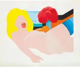 Study for Great American Nude #90 by Tom Wesselmann, 1966, Liquitex on paper, offered May 2013