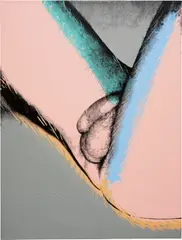 Andy Warhol, Torso, 1977, synthetic polymer and silkscreen ink on canvas