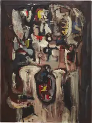 Saraband by Sam Francis, 1948-49, oil on canvas, offered May 2013