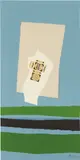 Lakerol with Black Stripe by Robert Motherwell, 1973, pasted papers and lithograph on paper, offered May 2013